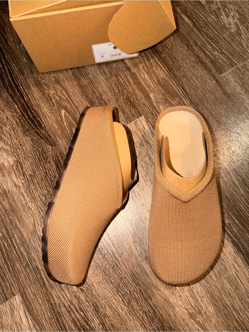 Rothy's Tan Slip-On Mules - Picture 3 of 6